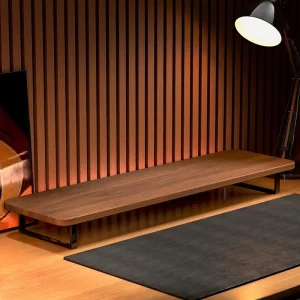 Wooden Monitor Lifting Rack Base Support Cushion Rack Computer Heightening Bracket Office Multifuncte Desktop Storage Rack - Image 5